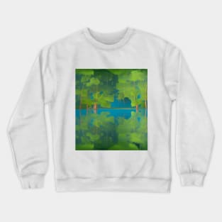 Fun reflective forest Crewneck Sweatshirt